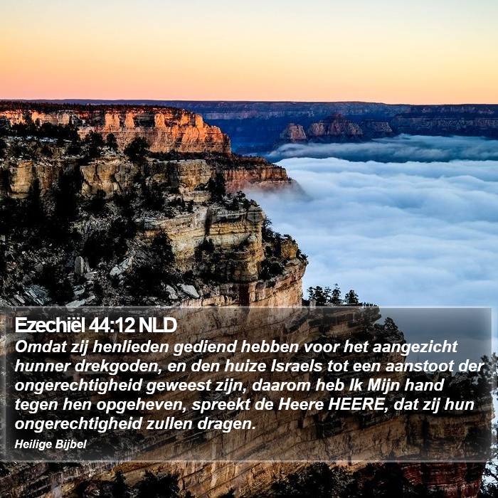 Ezechiël 44:12 NLD Bible Study