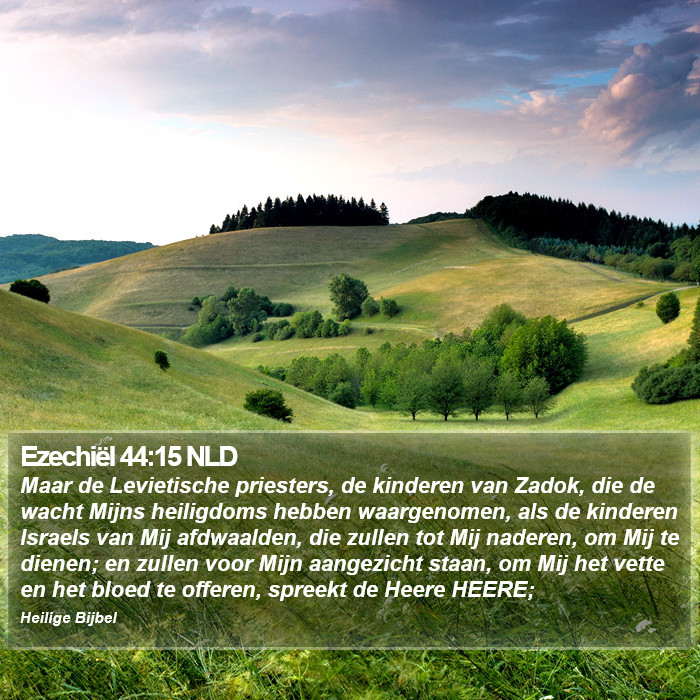 Ezechiël 44:15 NLD Bible Study