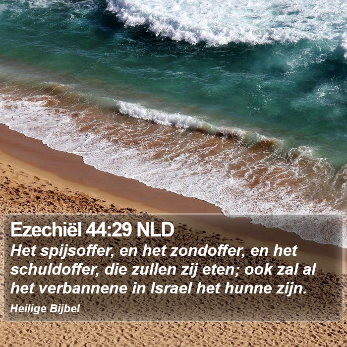 Ezechiël 44:29 NLD Bible Study