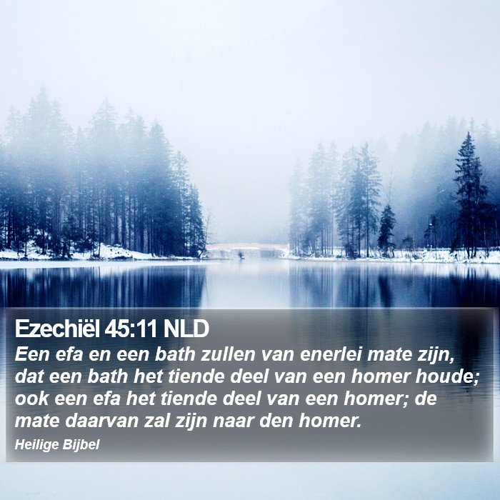 Ezechiël 45:11 NLD Bible Study