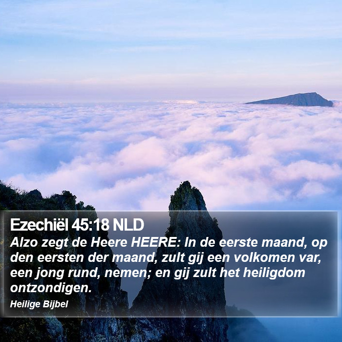 Ezechiël 45:18 NLD Bible Study