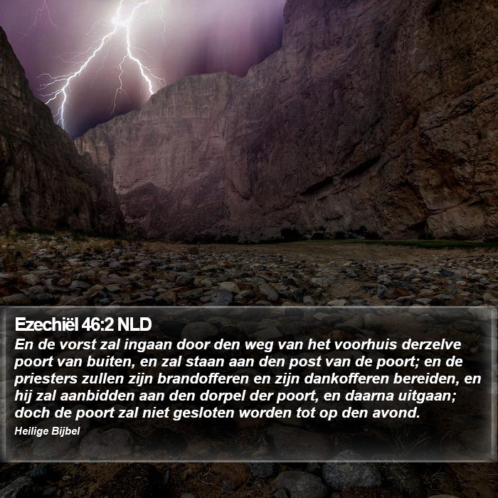 Ezechiël 46:2 NLD Bible Study