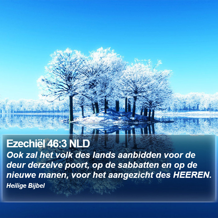Ezechiël 46:3 NLD Bible Study