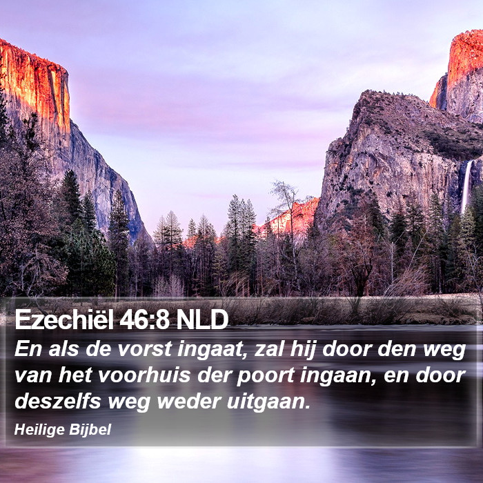 Ezechiël 46:8 NLD Bible Study