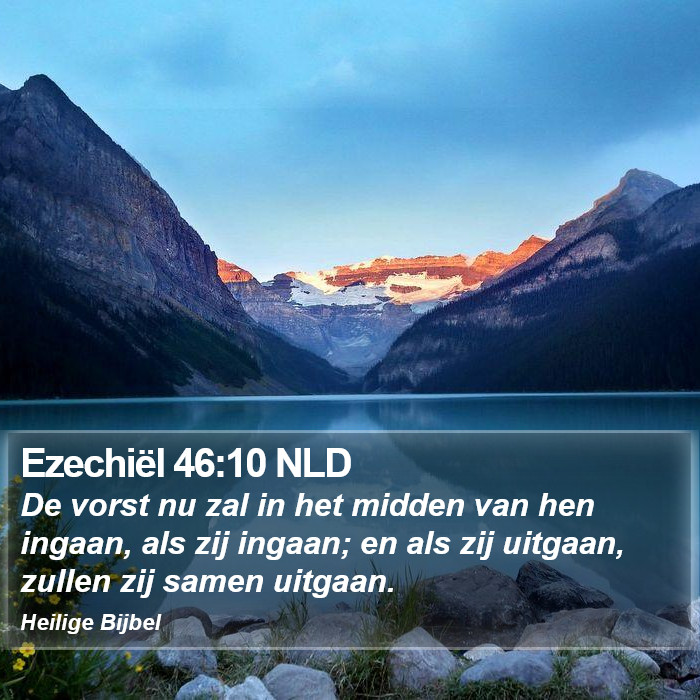 Ezechiël 46:10 NLD Bible Study