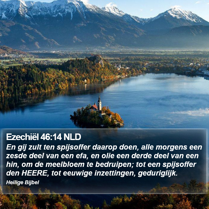 Ezechiël 46:14 NLD Bible Study
