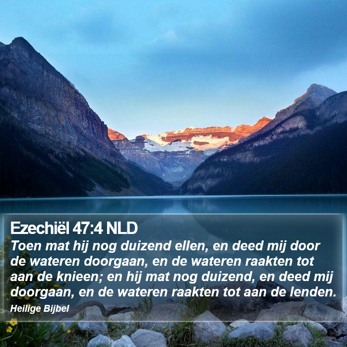 Ezechiël 47:4 NLD Bible Study