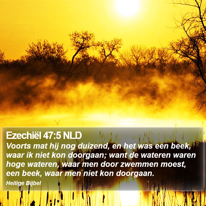 Ezechiël 47:5 NLD Bible Study