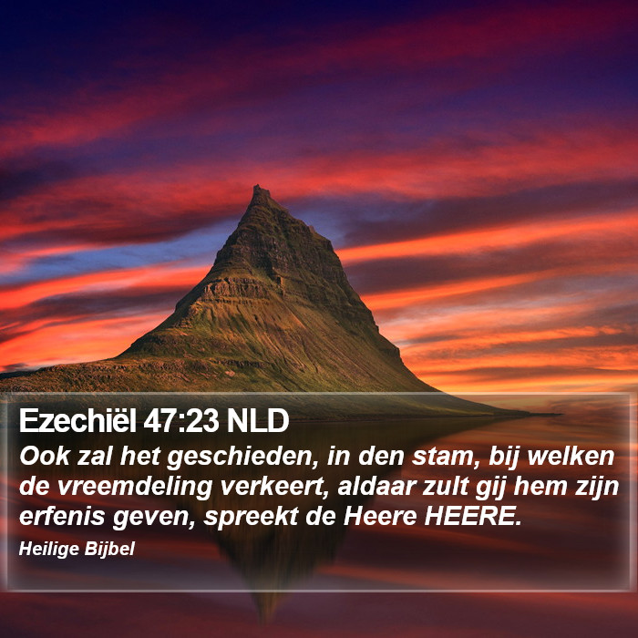 Ezechiël 47:23 NLD Bible Study