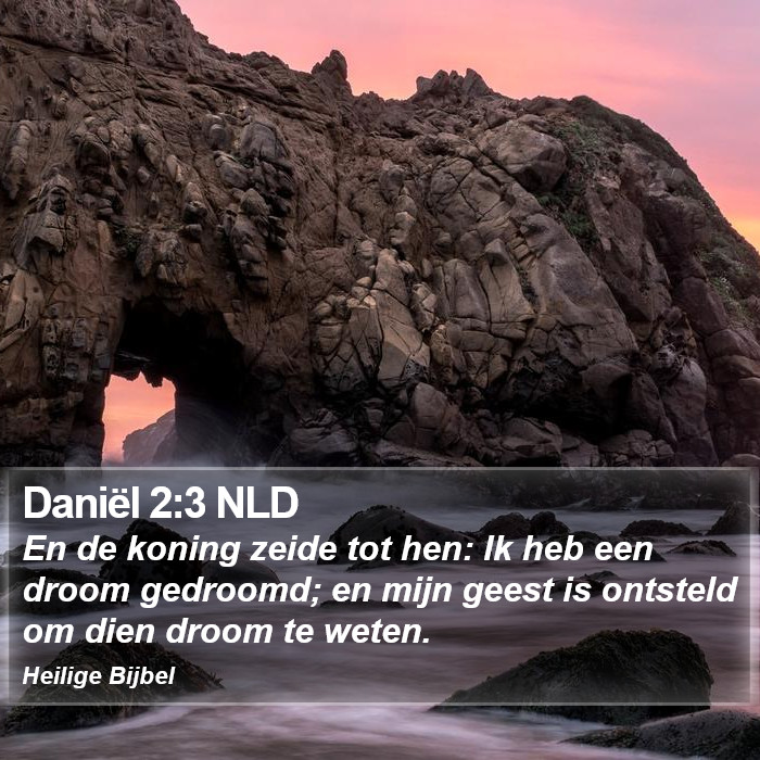 Daniël 2:3 NLD Bible Study