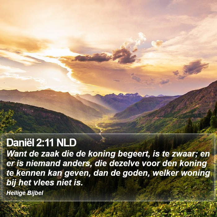 Daniël 2:11 NLD Bible Study
