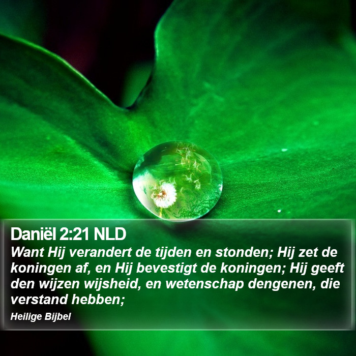 Daniël 2:21 NLD Bible Study