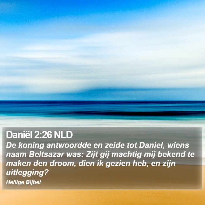 Daniël 2:26 NLD Bible Study