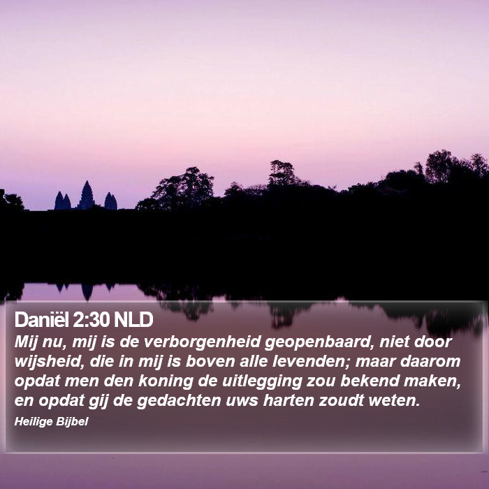 Daniël 2:30 NLD Bible Study