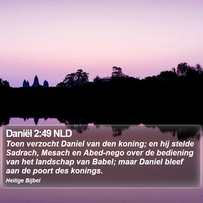 Daniël 2:49 NLD Bible Study