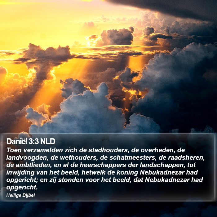 Daniël 3:3 NLD Bible Study