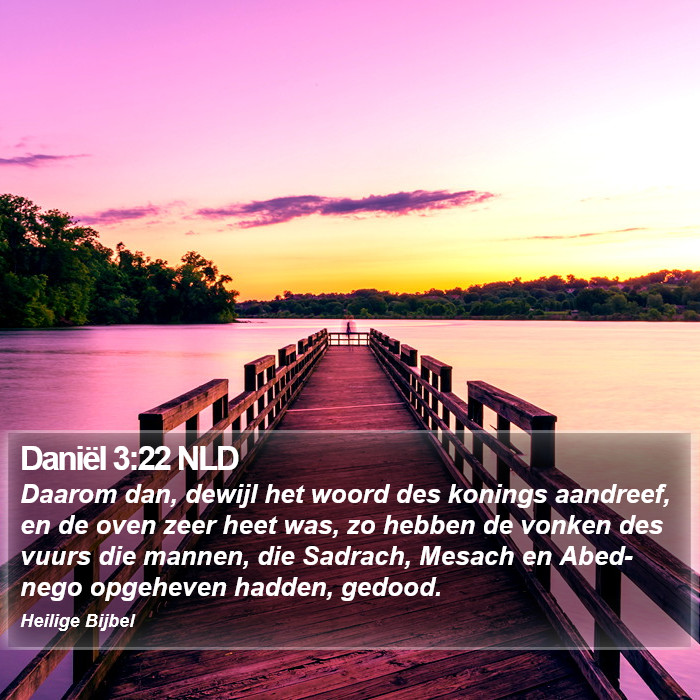 Daniël 3:22 NLD Bible Study