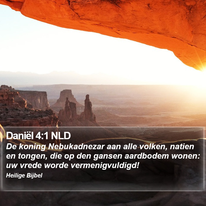 Daniël 4:1 NLD Bible Study