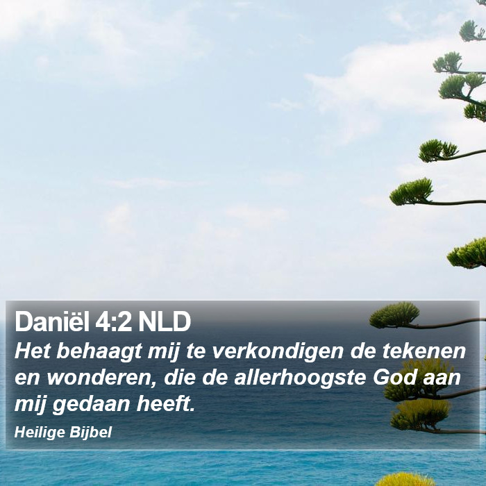 Daniël 4:2 NLD Bible Study