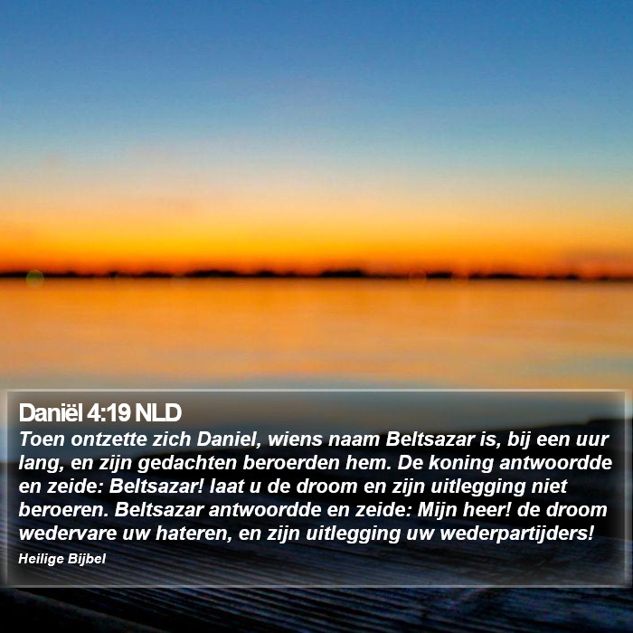 Daniël 4:19 NLD Bible Study