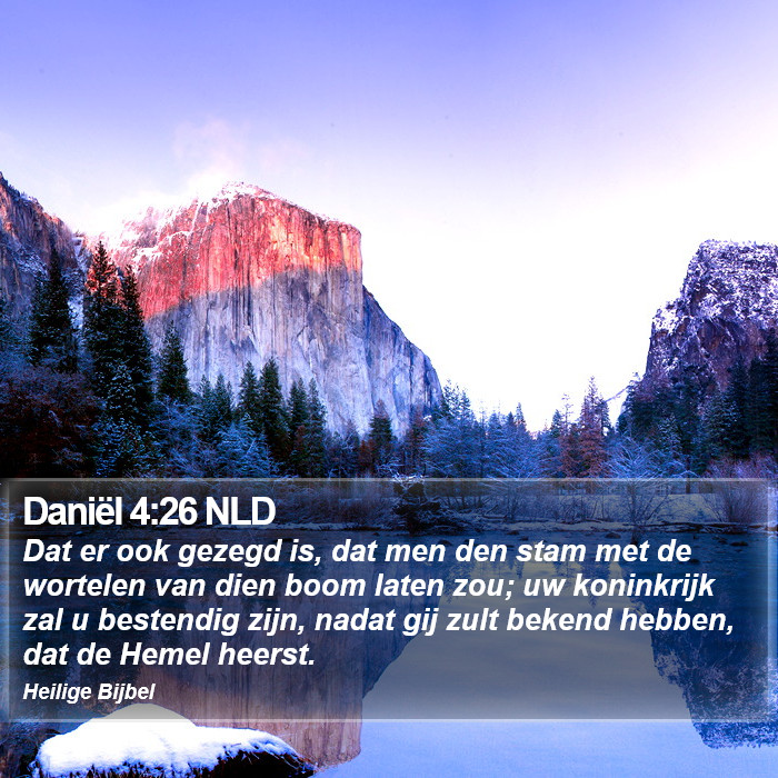 Daniël 4:26 NLD Bible Study
