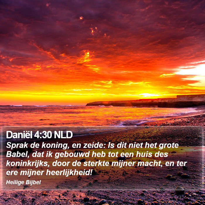 Daniël 4:30 NLD Bible Study