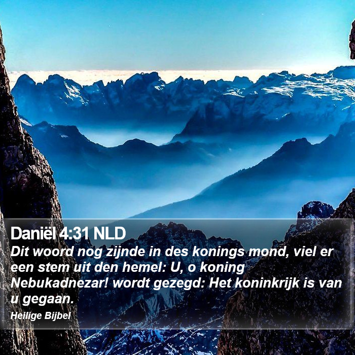 Daniël 4:31 NLD Bible Study
