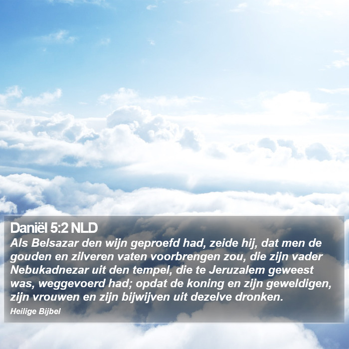 Daniël 5:2 NLD Bible Study