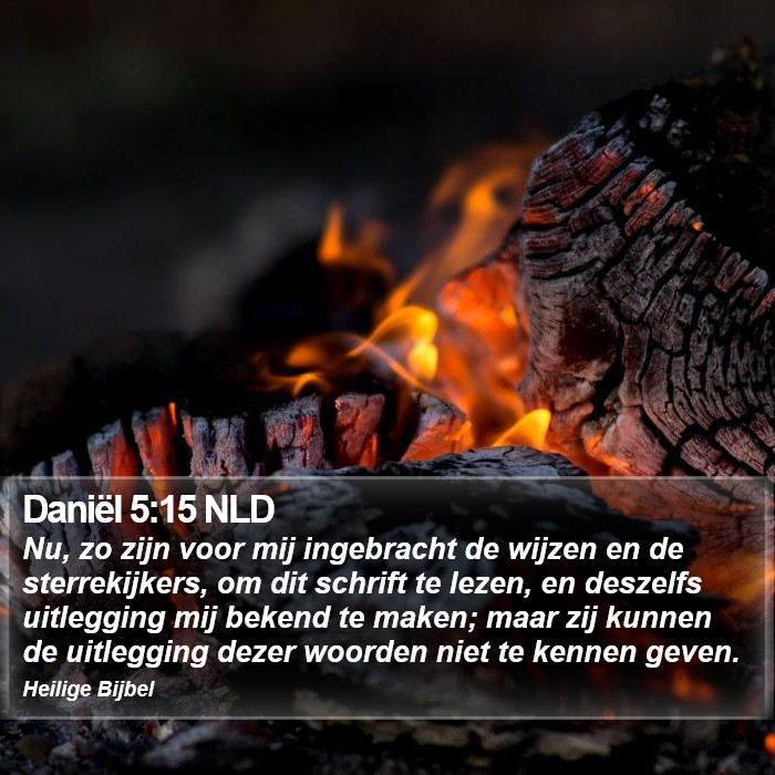 Daniël 5:15 NLD Bible Study