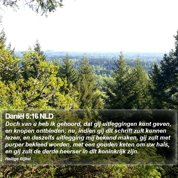 Daniël 5:16 NLD Bible Study