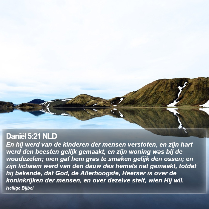 Daniël 5:21 NLD Bible Study