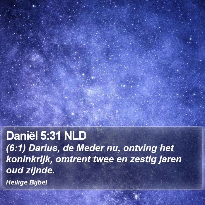 Daniël 5:31 NLD Bible Study