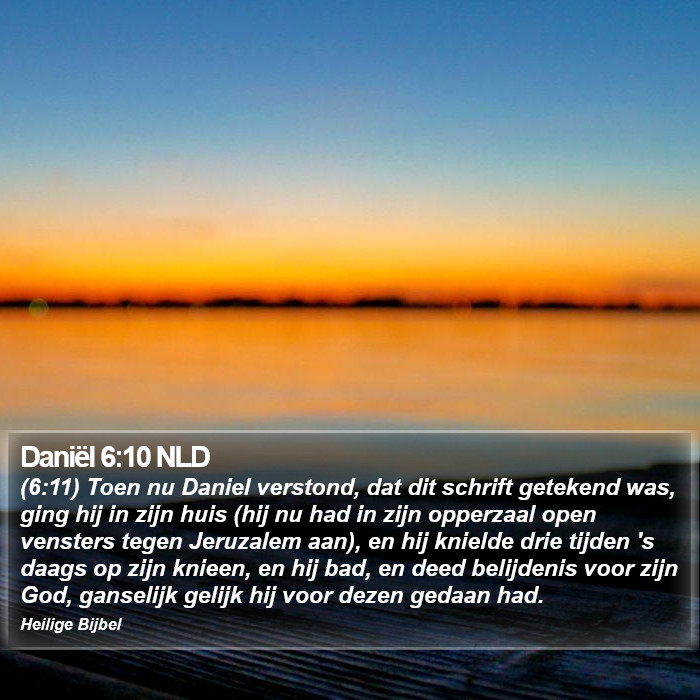 Daniël 6:10 NLD Bible Study