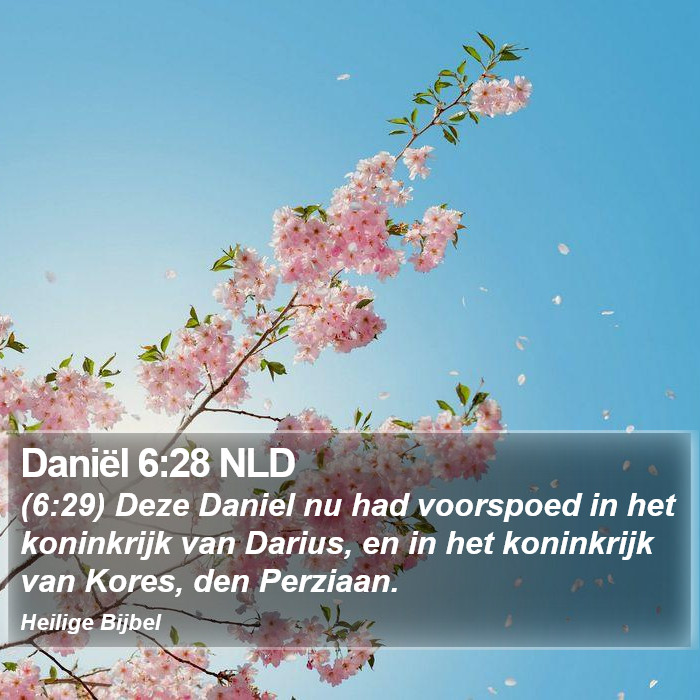 Daniël 6:28 NLD Bible Study