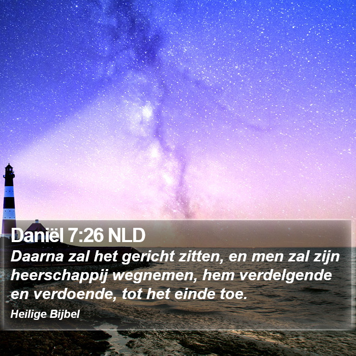 Daniël 7:26 NLD Bible Study