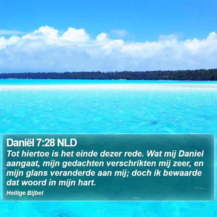 Daniël 7:28 NLD Bible Study