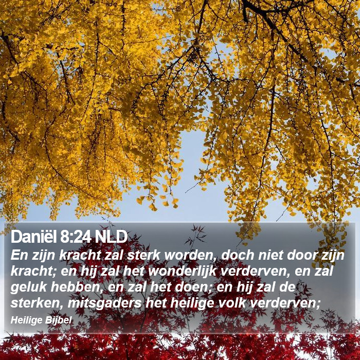 Daniël 8:24 NLD Bible Study