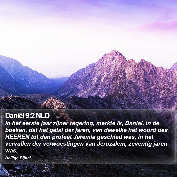 Daniël 9:2 NLD Bible Study