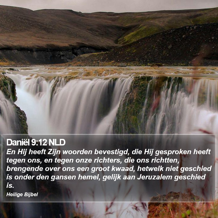 Daniël 9:12 NLD Bible Study