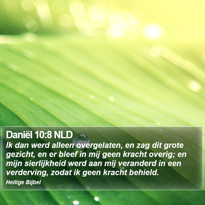 Daniël 10:8 NLD Bible Study