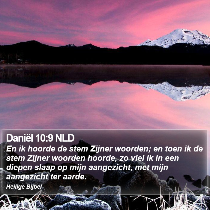 Daniël 10:9 NLD Bible Study