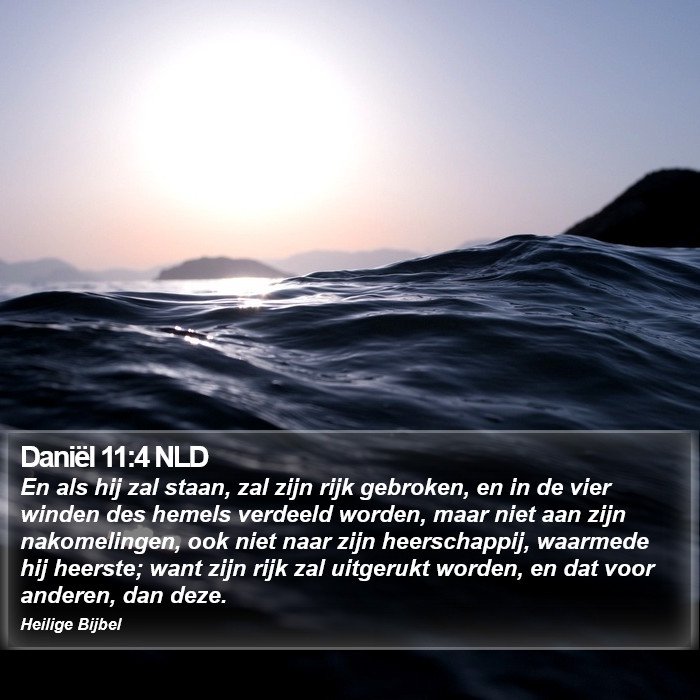 Daniël 11:4 NLD Bible Study