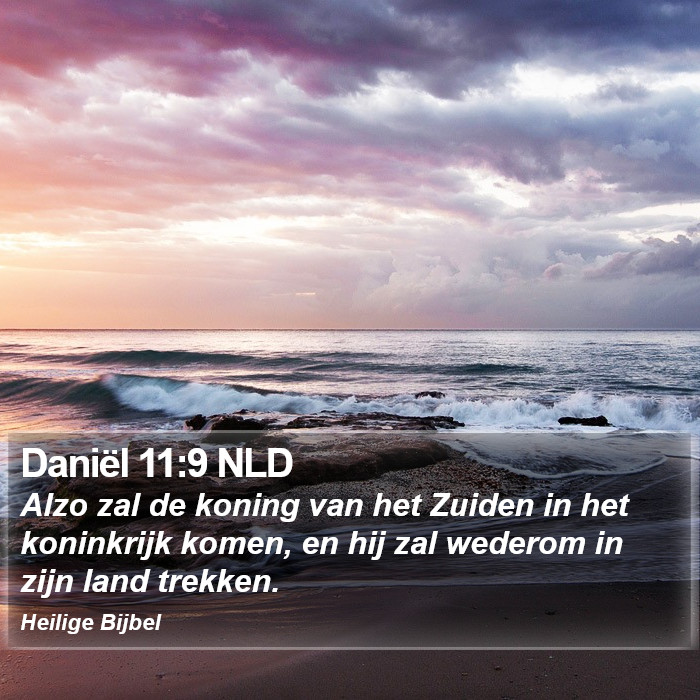 Daniël 11:9 NLD Bible Study