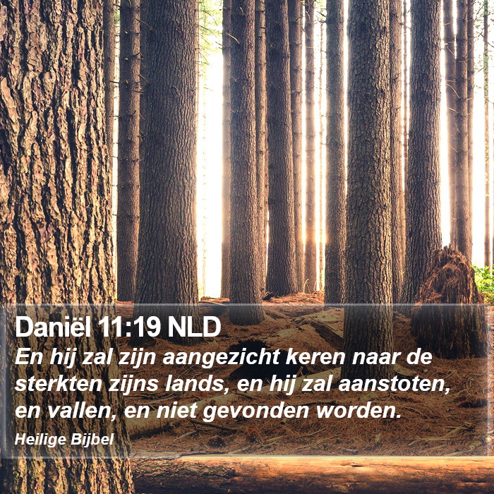 Daniël 11:19 NLD Bible Study