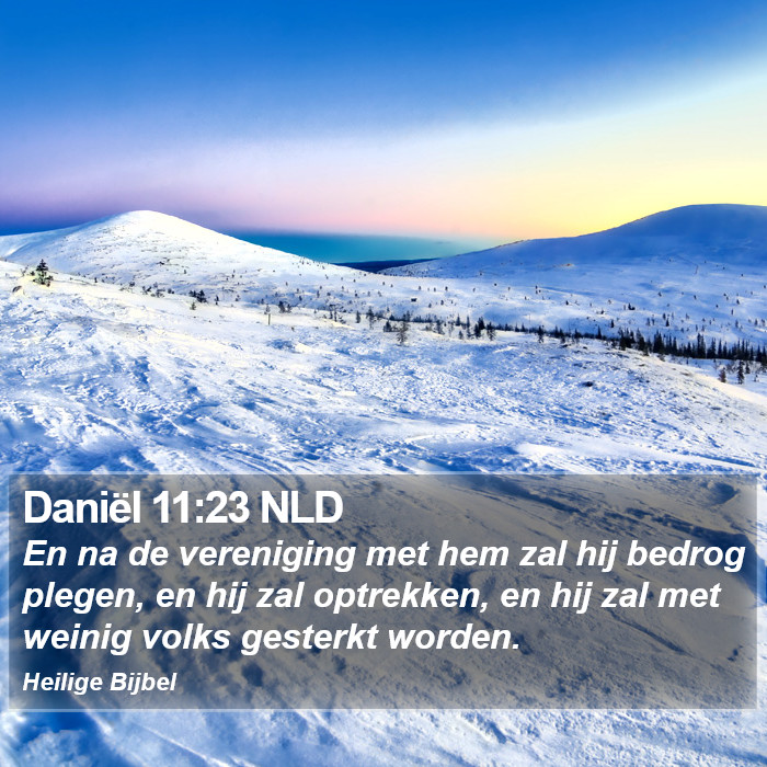 Daniël 11:23 NLD Bible Study