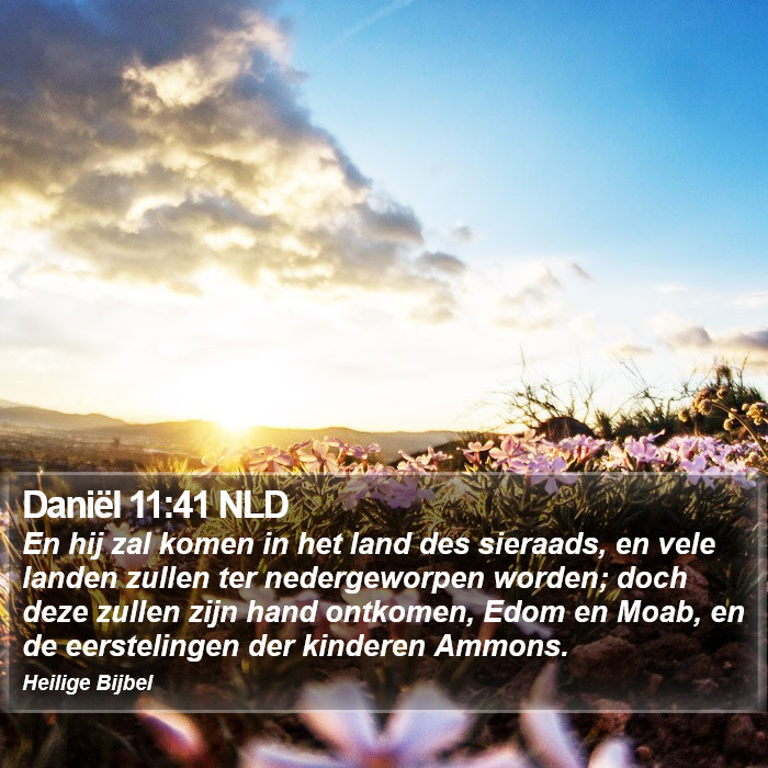 Daniël 11:41 NLD Bible Study