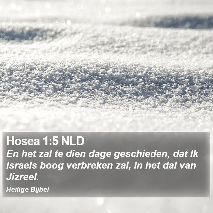 Hosea 1:5 NLD Bible Study