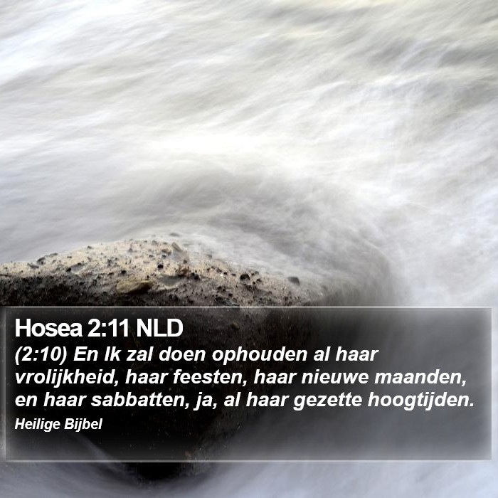 Hosea 2:11 NLD Bible Study