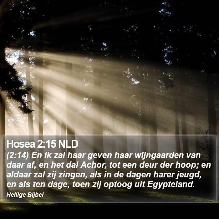 Hosea 2:15 NLD Bible Study