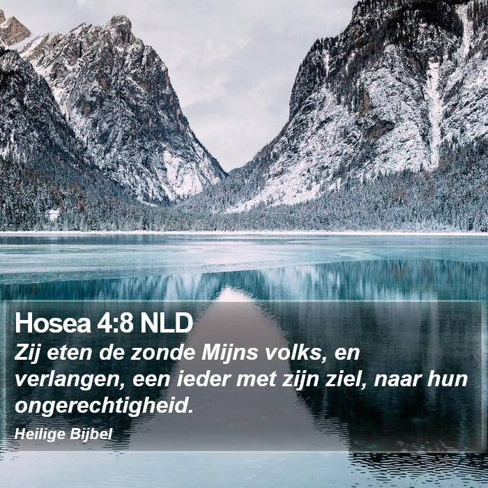 Hosea 4:8 NLD Bible Study